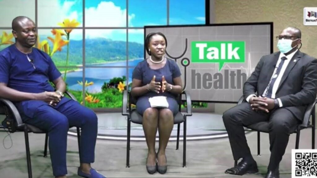 Benue State Branch Chairman on Benue Television for “Talk Health” Programme